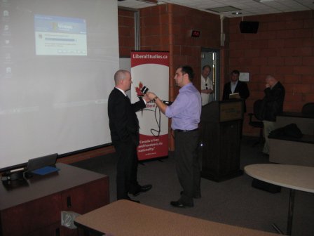 Jason speaks with a local radio station. Jason speaks with a local radio station.