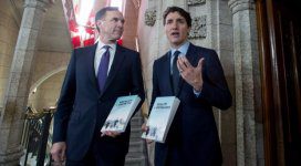 Trudeau and Morneau Budget 2018 presentation